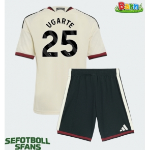 Manchester United Manuel Ugarte #25 Tredjeställ Barn 2026-27 Kortärmad (+ Korta byxor)